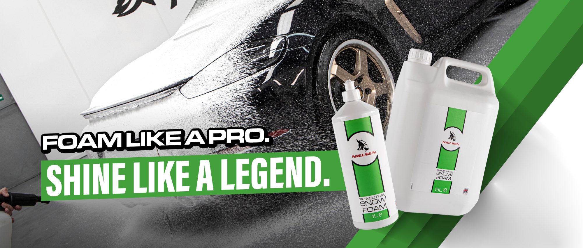 Foam like a pro. Shine like a legend.
